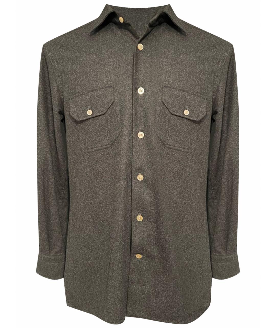 KITON Серая шерстяная куртка, фото 1