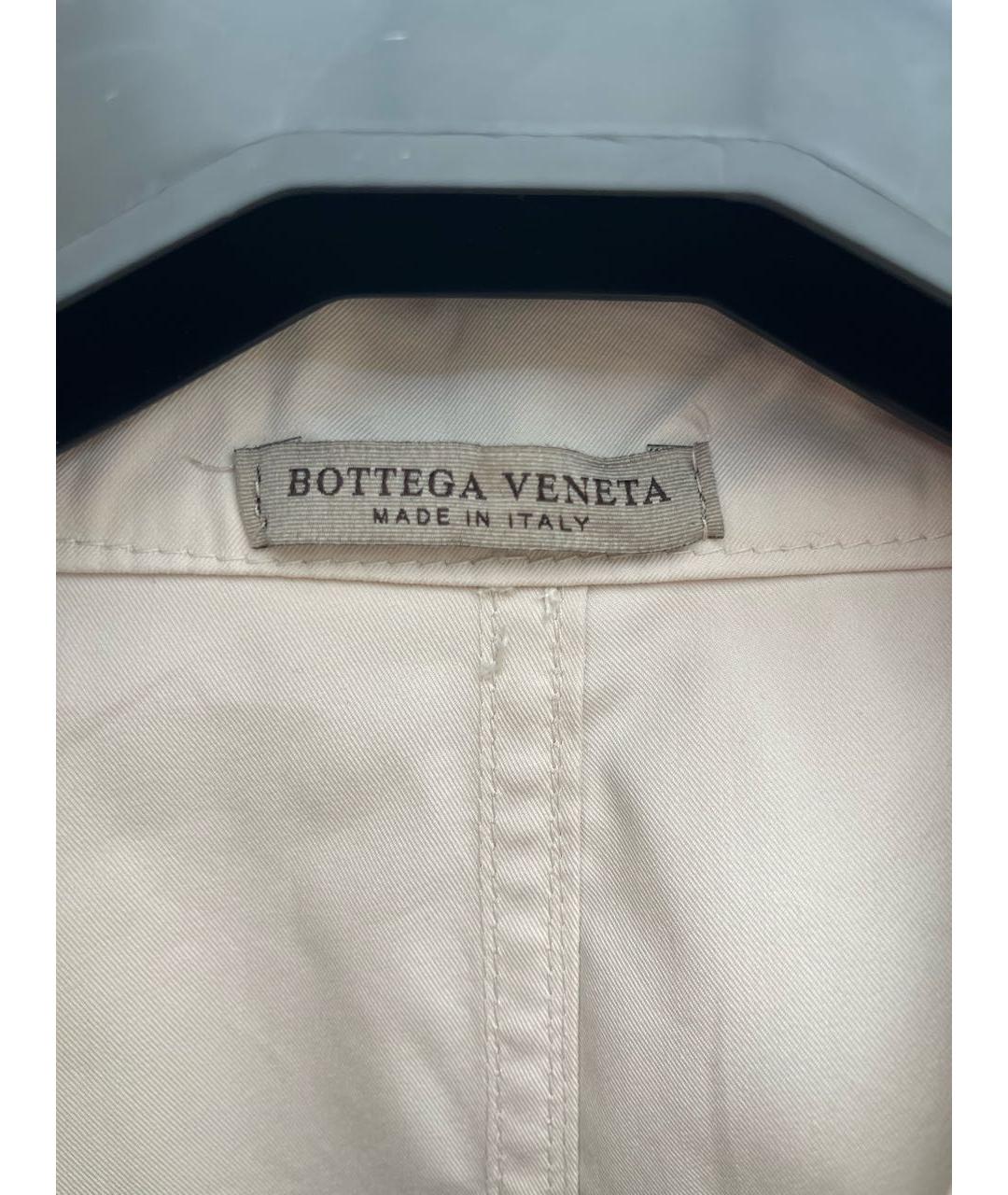 BOTTEGA VENETA Белый тренч/плащ, фото 8