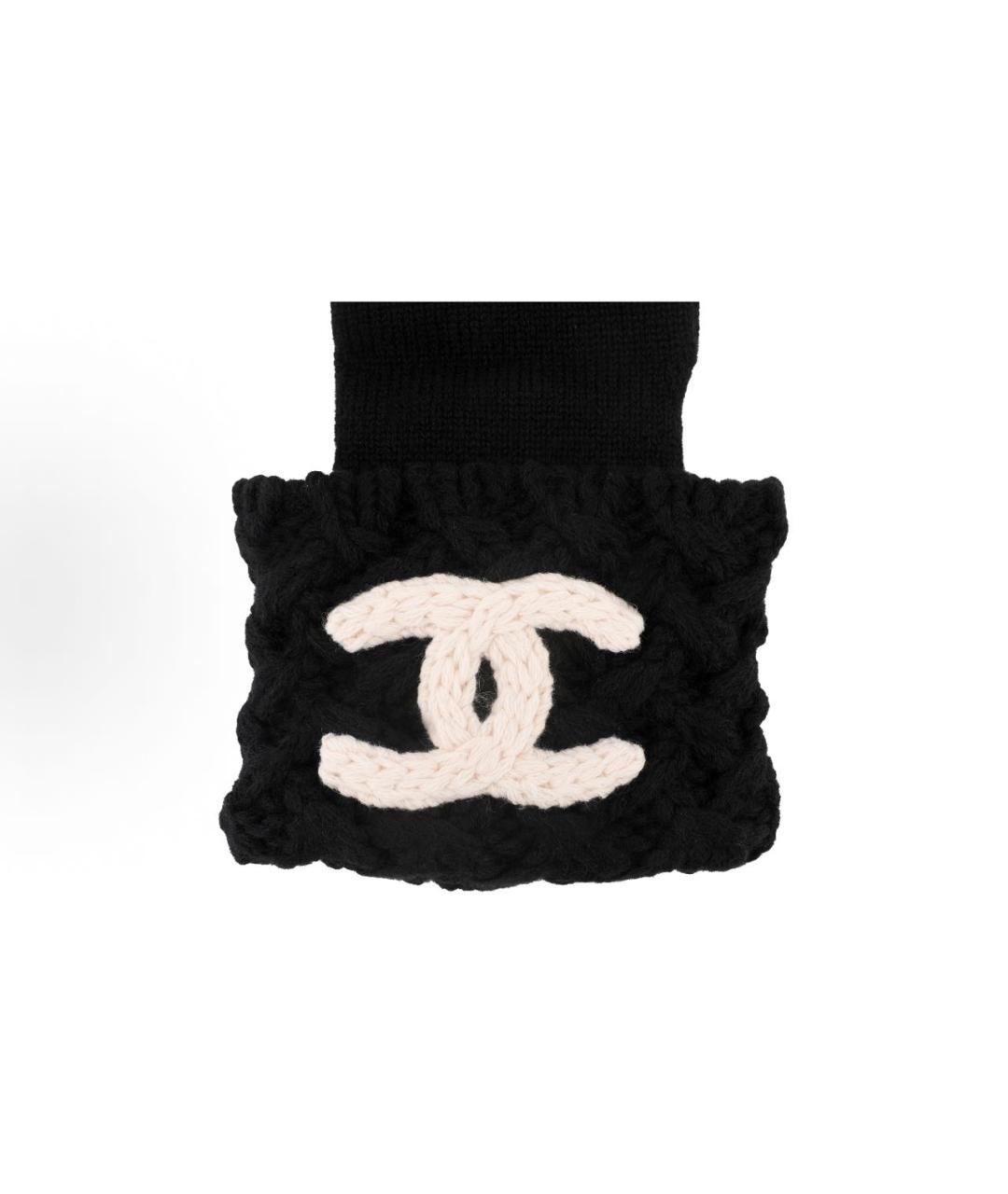 CHANEL Черные перчатки, фото 3