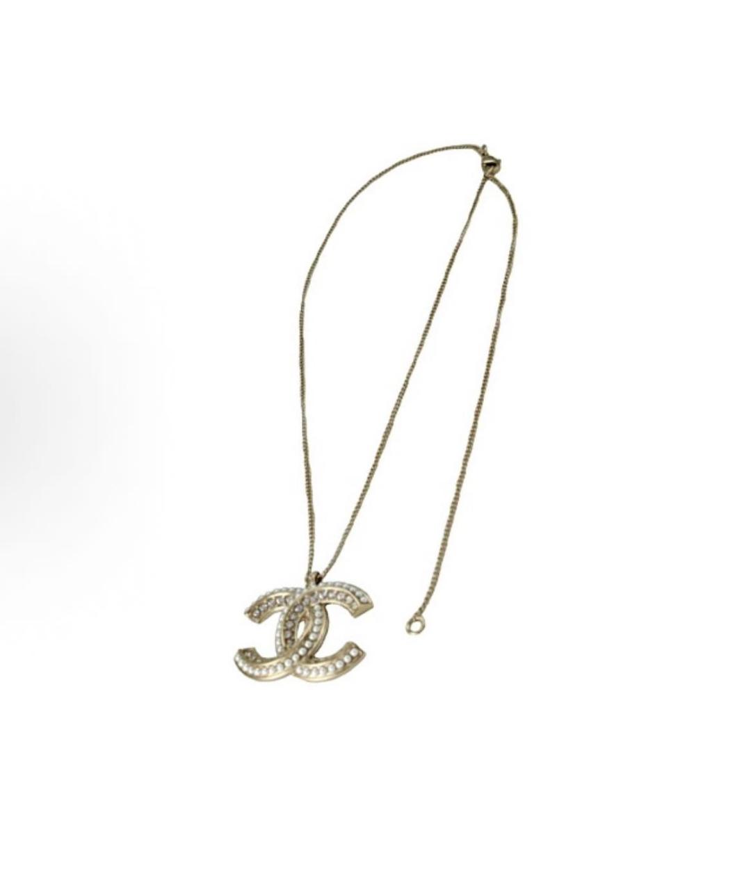CHANEL Золотая подвеска, фото 3