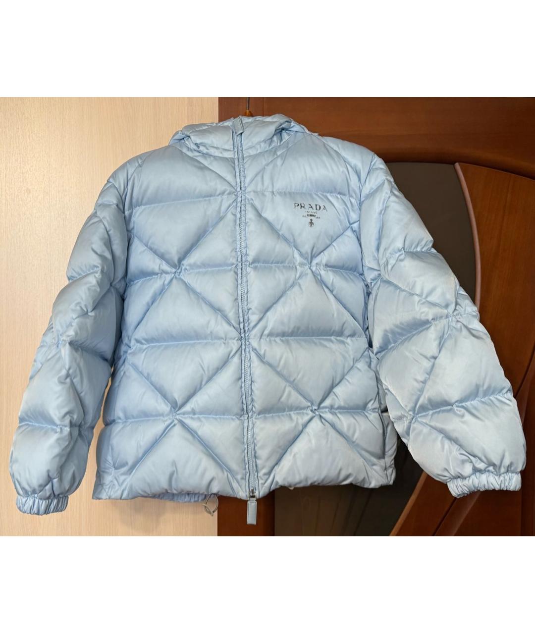 PRADA Голубой пуховик, фото 7