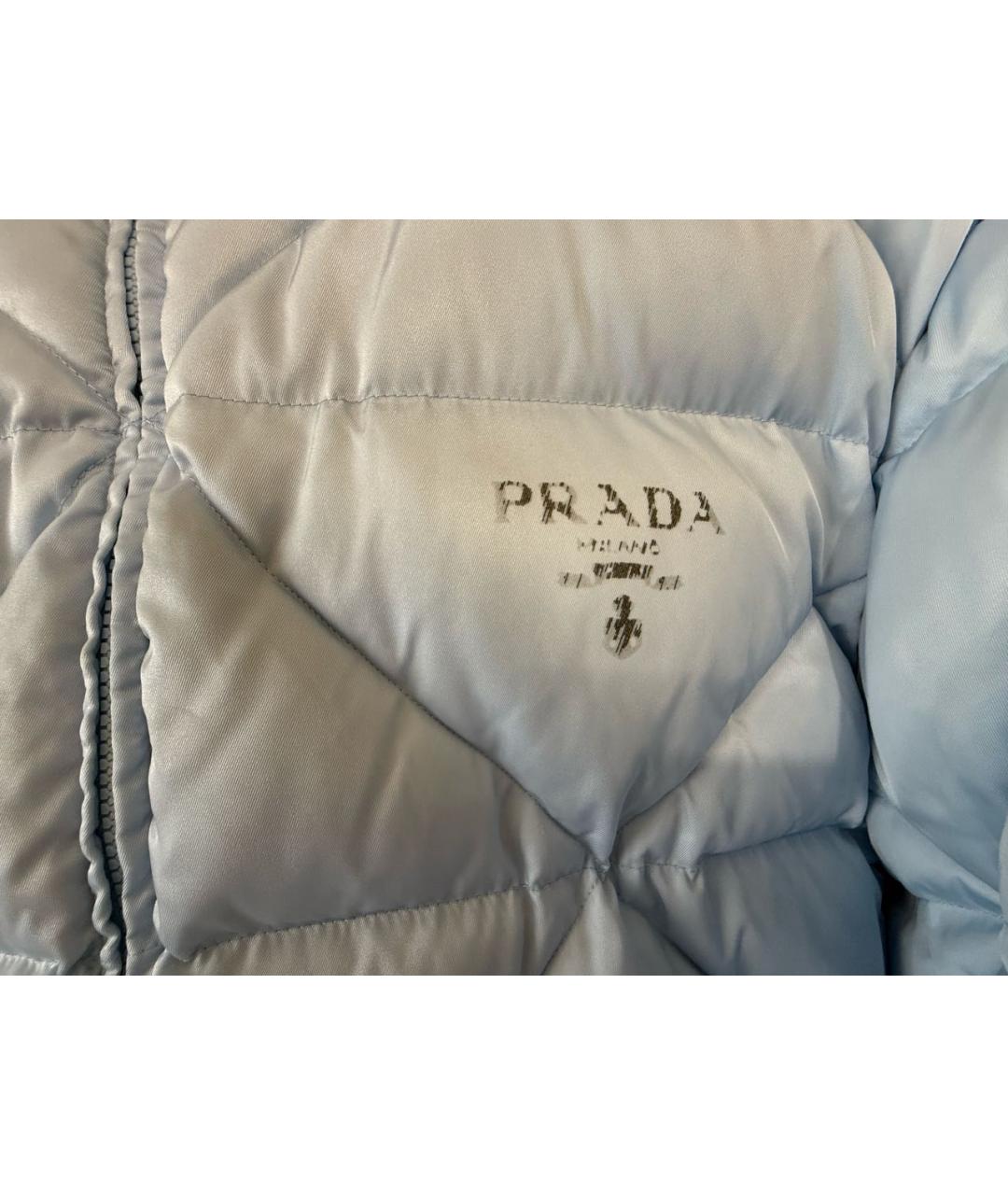 PRADA Голубой пуховик, фото 2