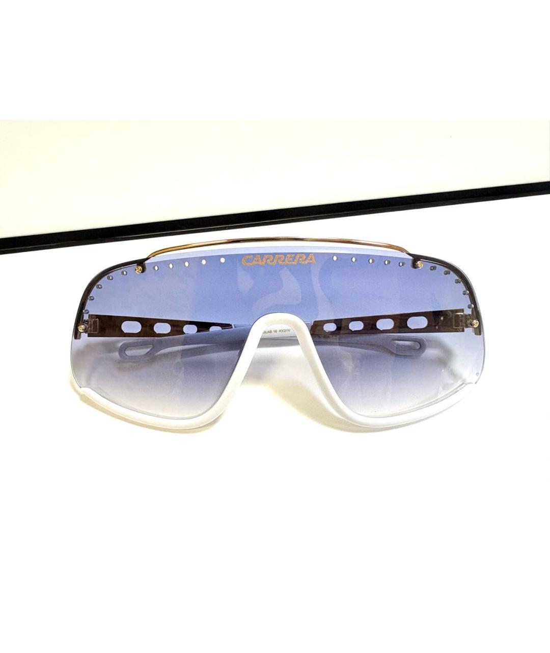 CARRERA Y CARRERA Голубые пластиковые солнцезащитные очки, фото 7