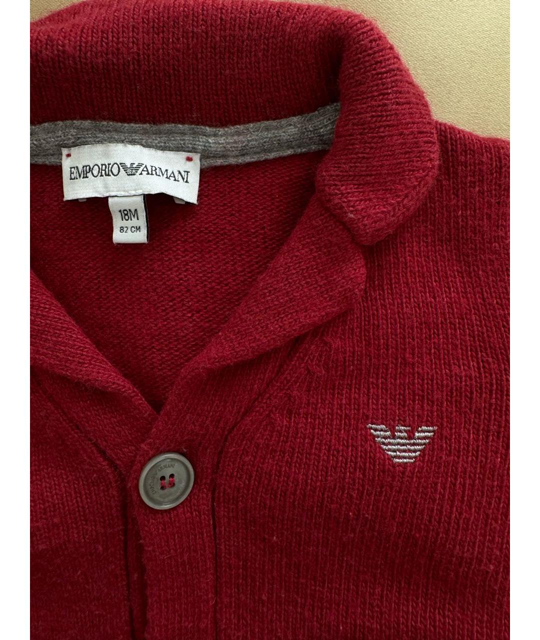 EMPORIO ARMANI Бордовый комплект, фото 3