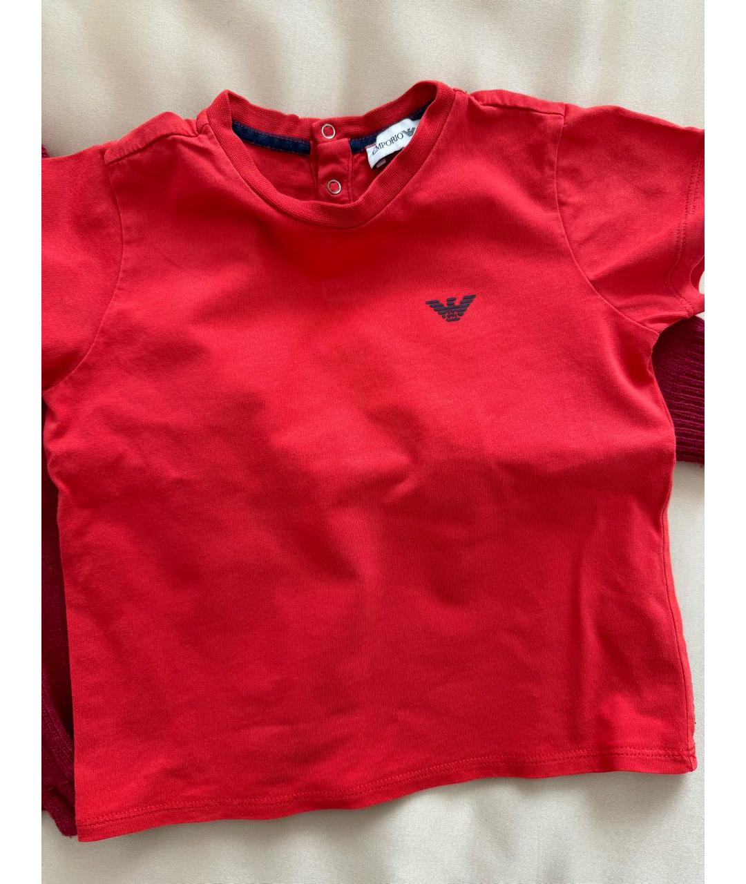 EMPORIO ARMANI Бордовый комплект, фото 4