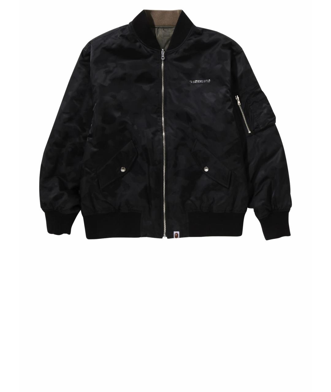 BAPE Черная полиамидовая куртка, фото 1