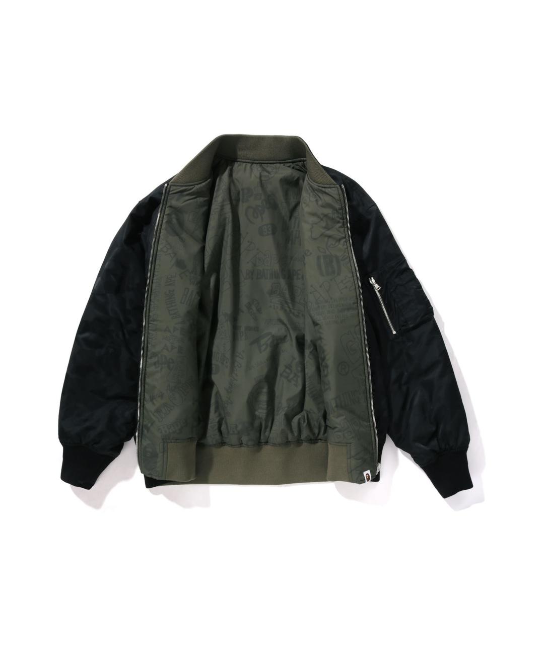 BAPE Черная полиамидовая куртка, фото 2