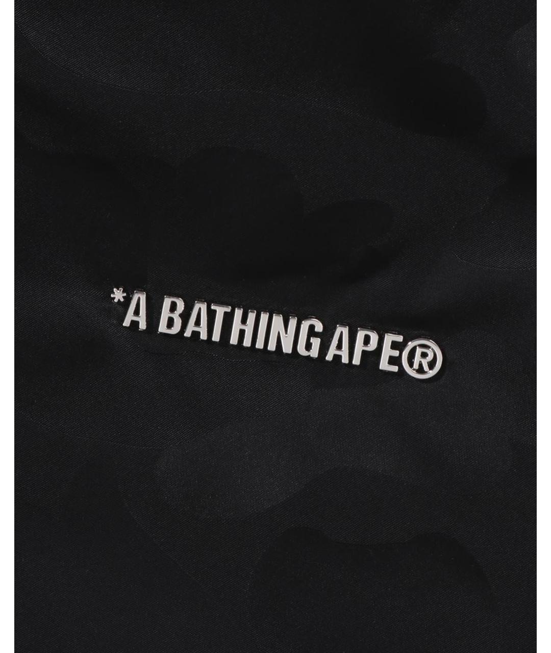 BAPE Черная полиамидовая куртка, фото 7