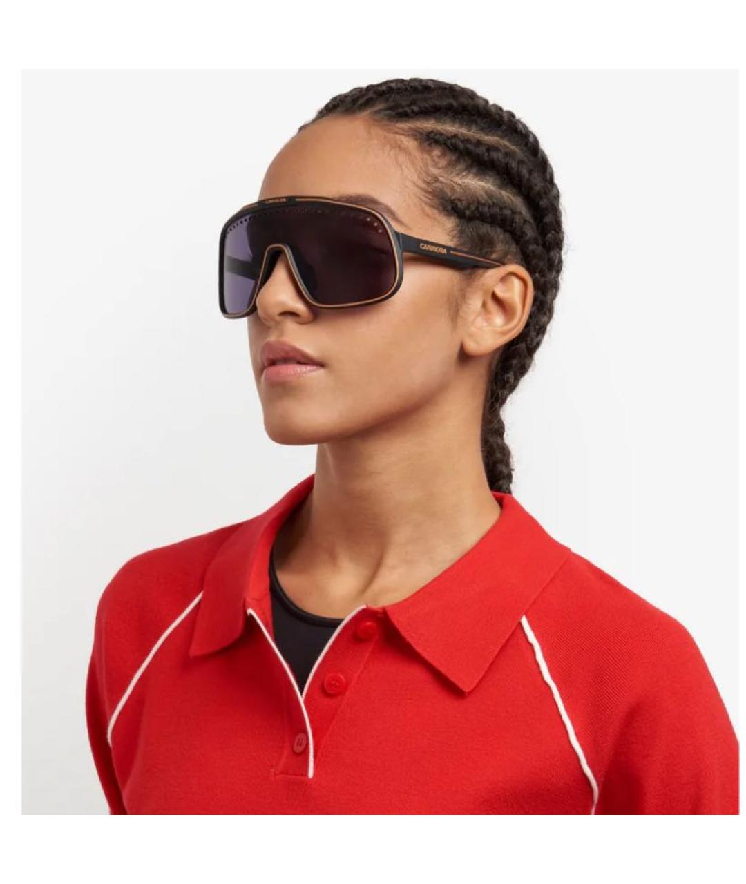CARRERA Y CARRERA Оранжевое пластиковые солнцезащитные очки, фото 4