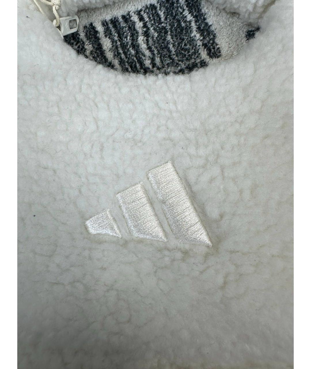 ADIDAS Белая шерстяная сумка с короткими ручками, фото 5