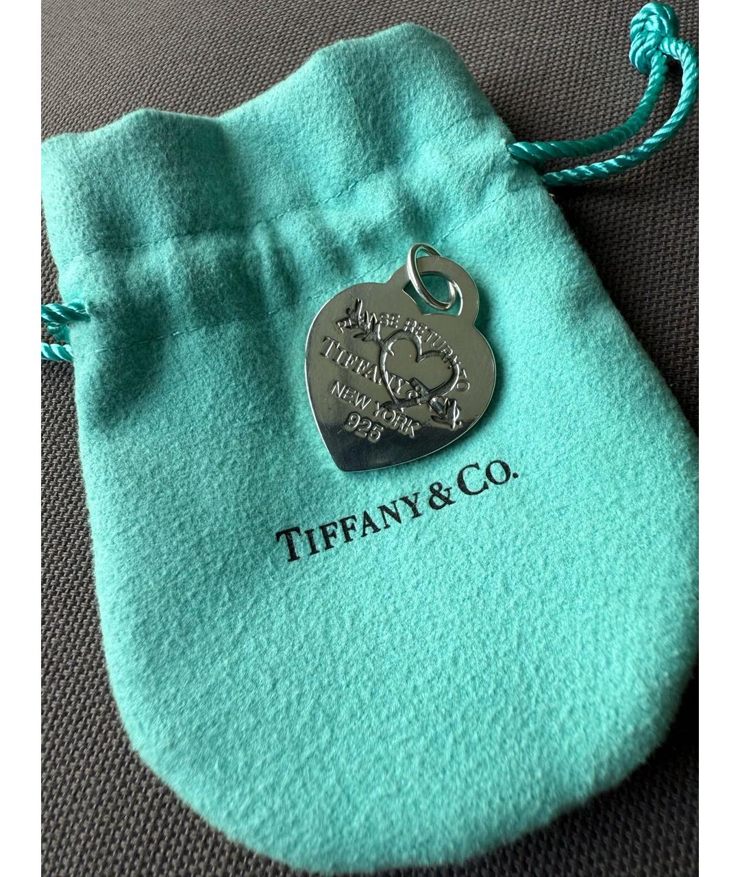 TIFFANY&CO Серебрянный серебряный кулон, фото 6