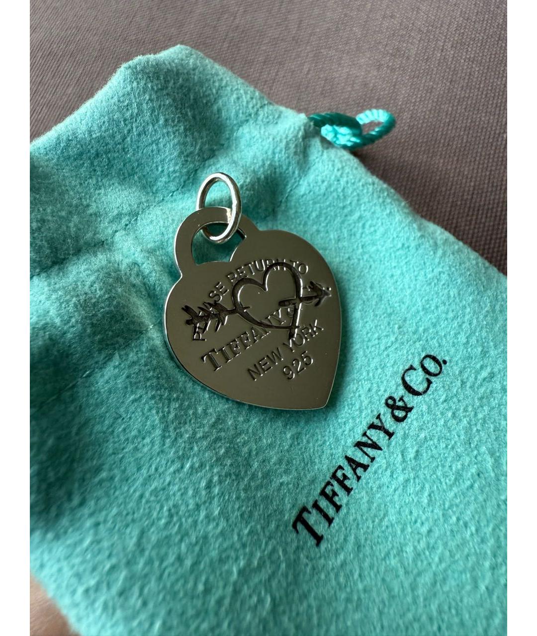 TIFFANY&CO Серебрянный серебряный кулон, фото 7