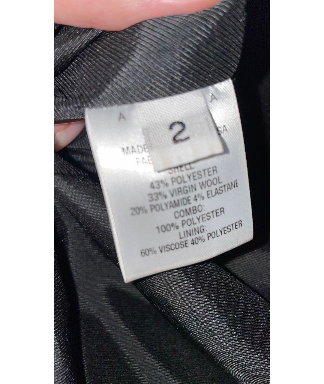 AREA Черное хлопко-эластановое повседневное платье, фото 7