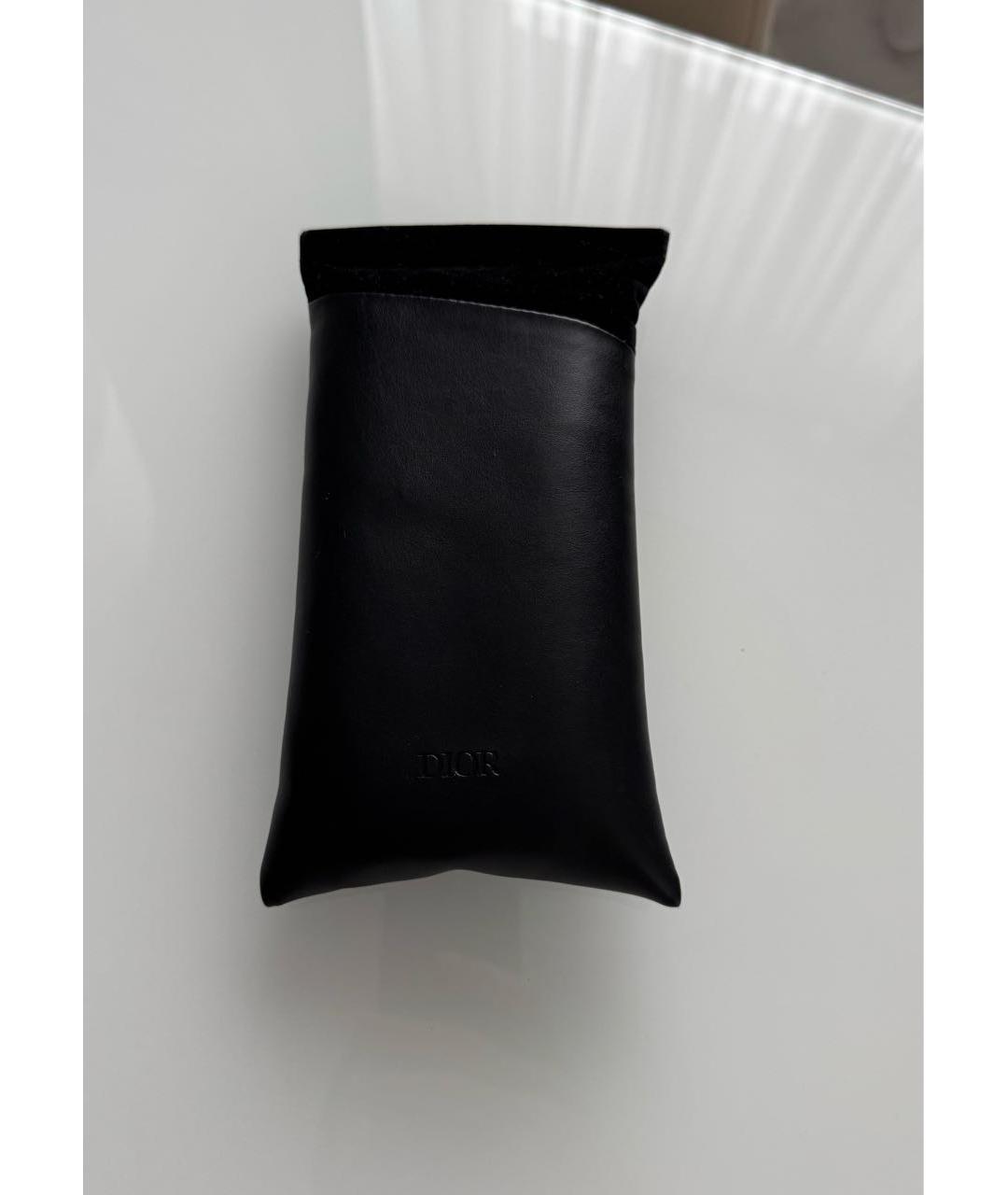 CHRISTIAN DIOR Черные металлические солнцезащитные очки, фото 5
