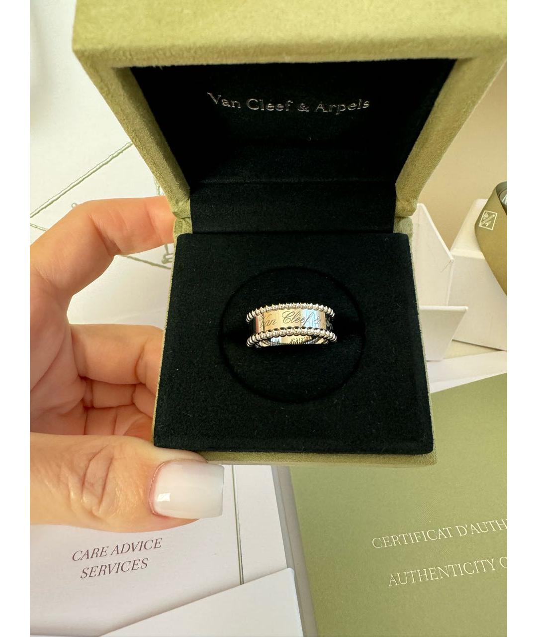 VAN CLEEF & ARPELS Серебряное кольцо из белого золота, фото 3