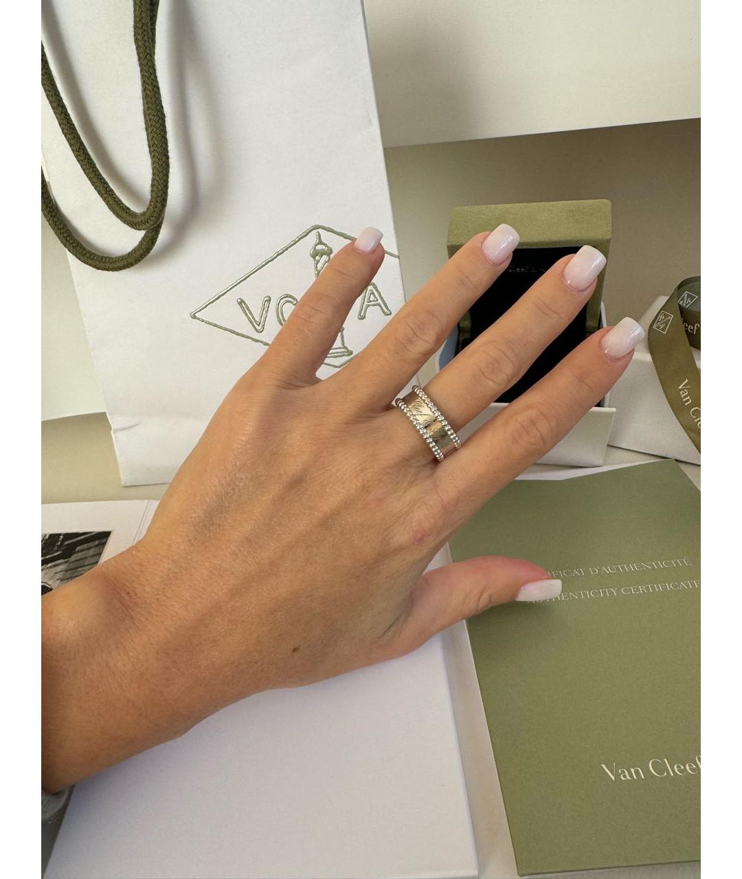 VAN CLEEF & ARPELS Серебряное кольцо из белого золота, фото 5