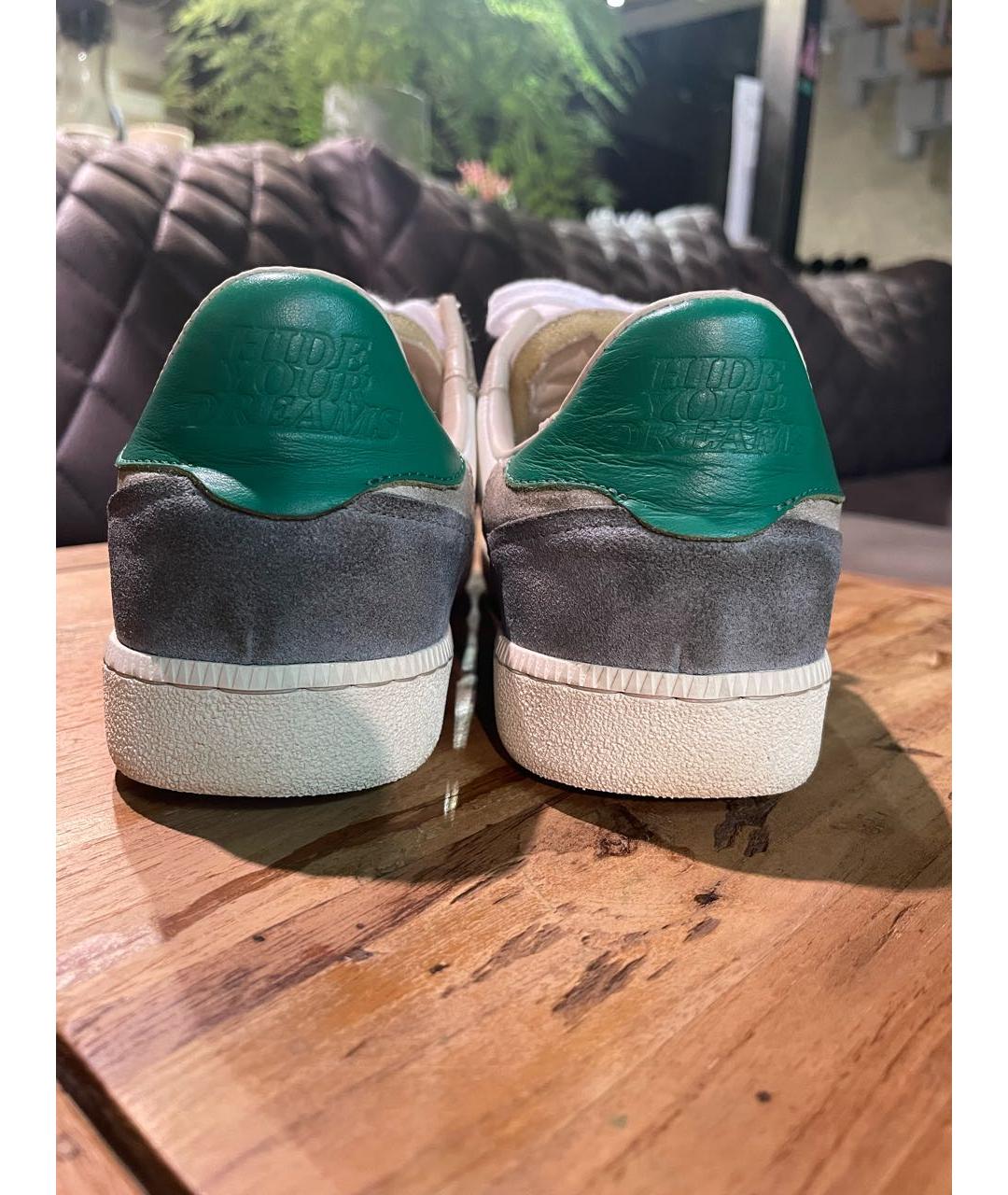 HIDNANDER Белые кожаные кеды, фото 3