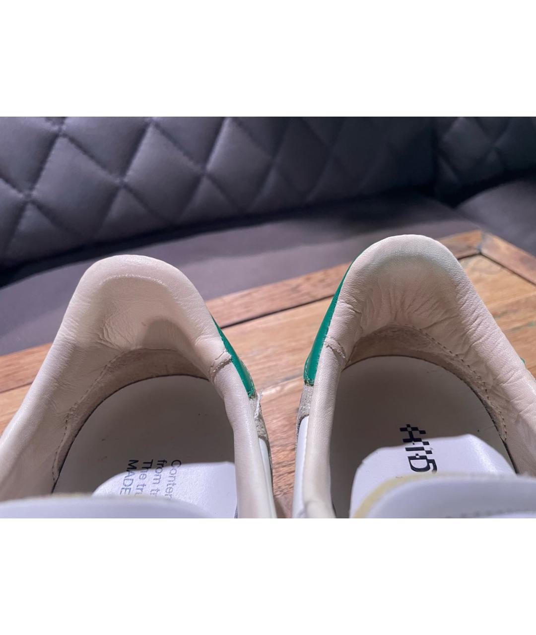 HIDNANDER Белые кожаные кеды, фото 5