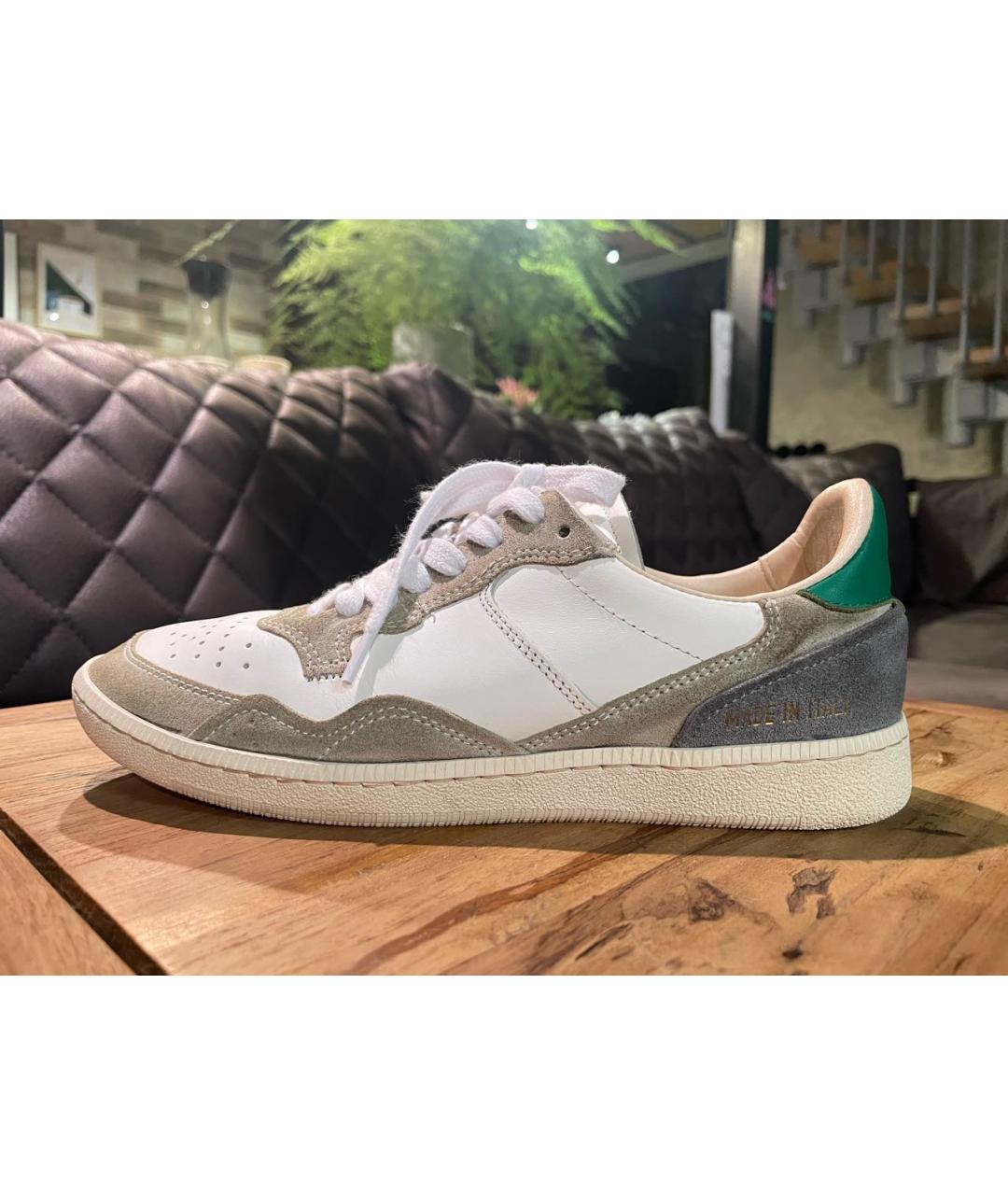 HIDNANDER Белые кожаные кеды, фото 8