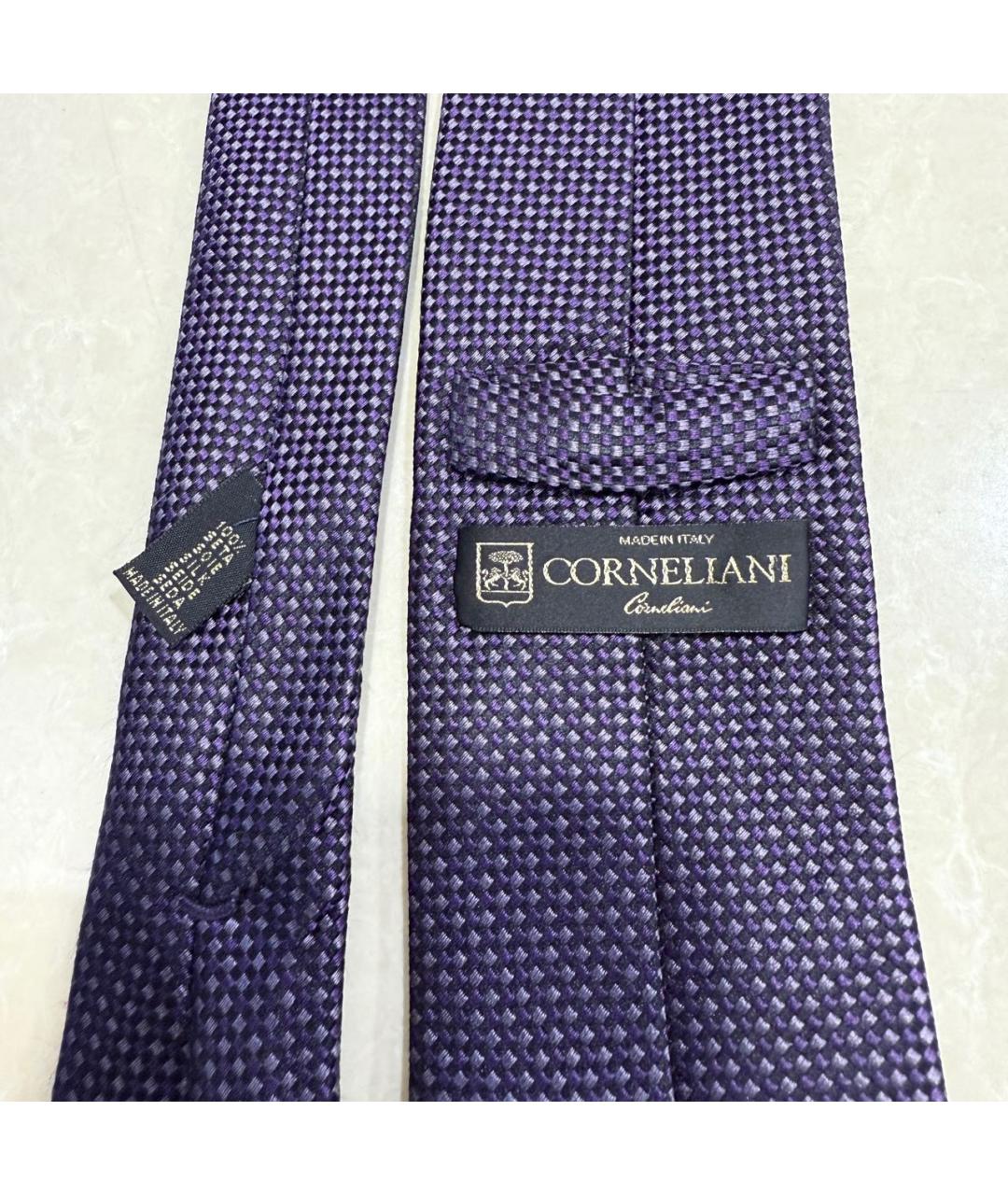 CORNELIANI Фиолетовый шелковый галстук, фото 6