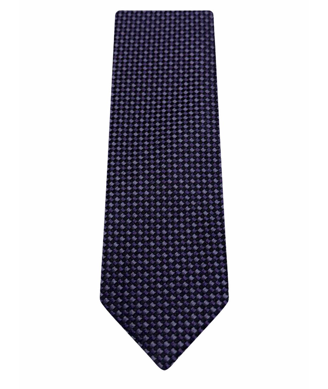 CORNELIANI Фиолетовый шелковый галстук, фото 1