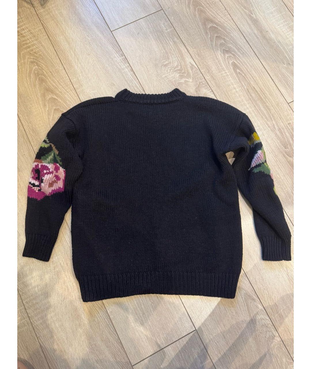 DOLCE&GABBANA Черный шерстяной джемпер / свитер, фото 3