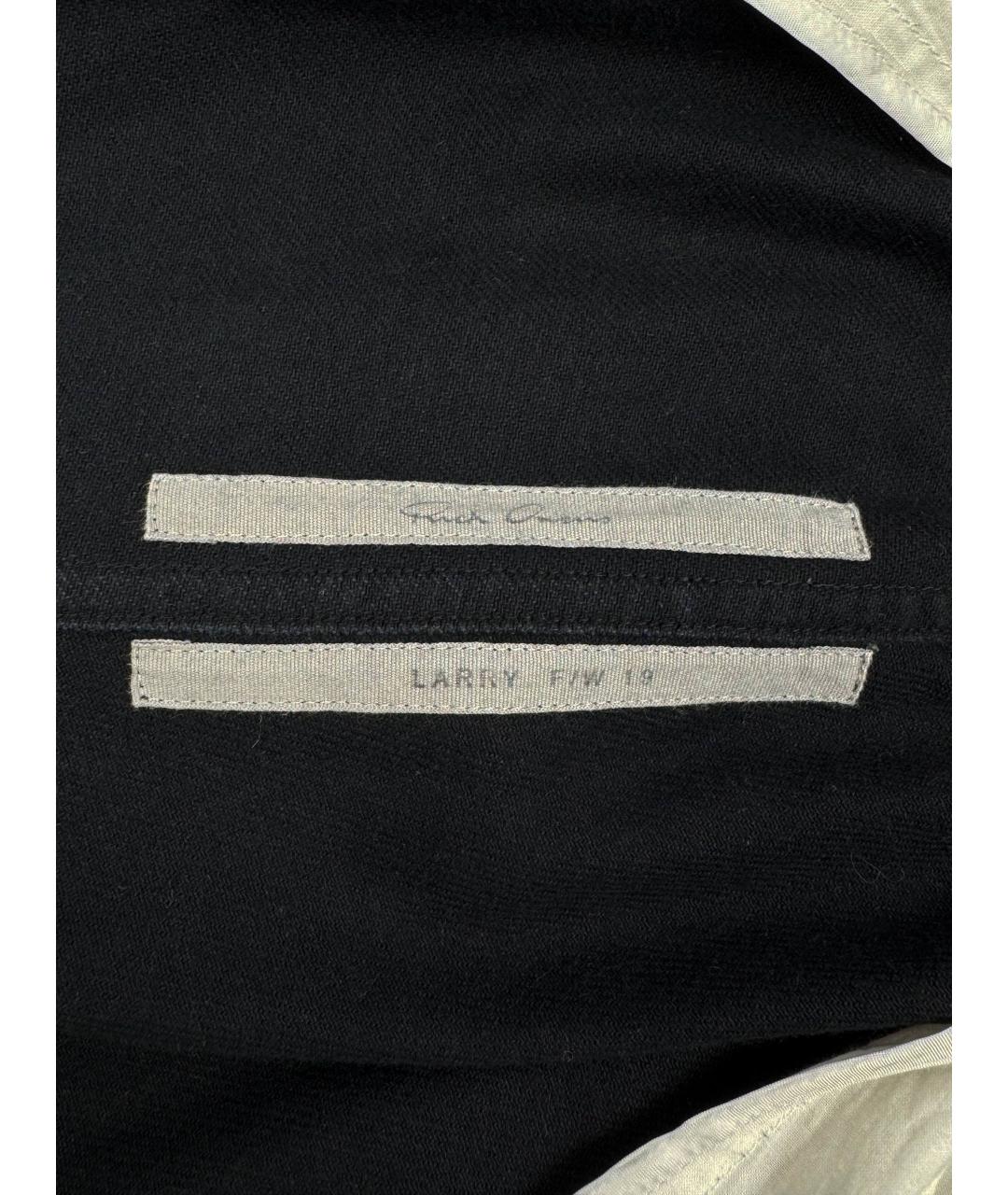 RICK OWENS Черные хлопковые шорты, фото 6