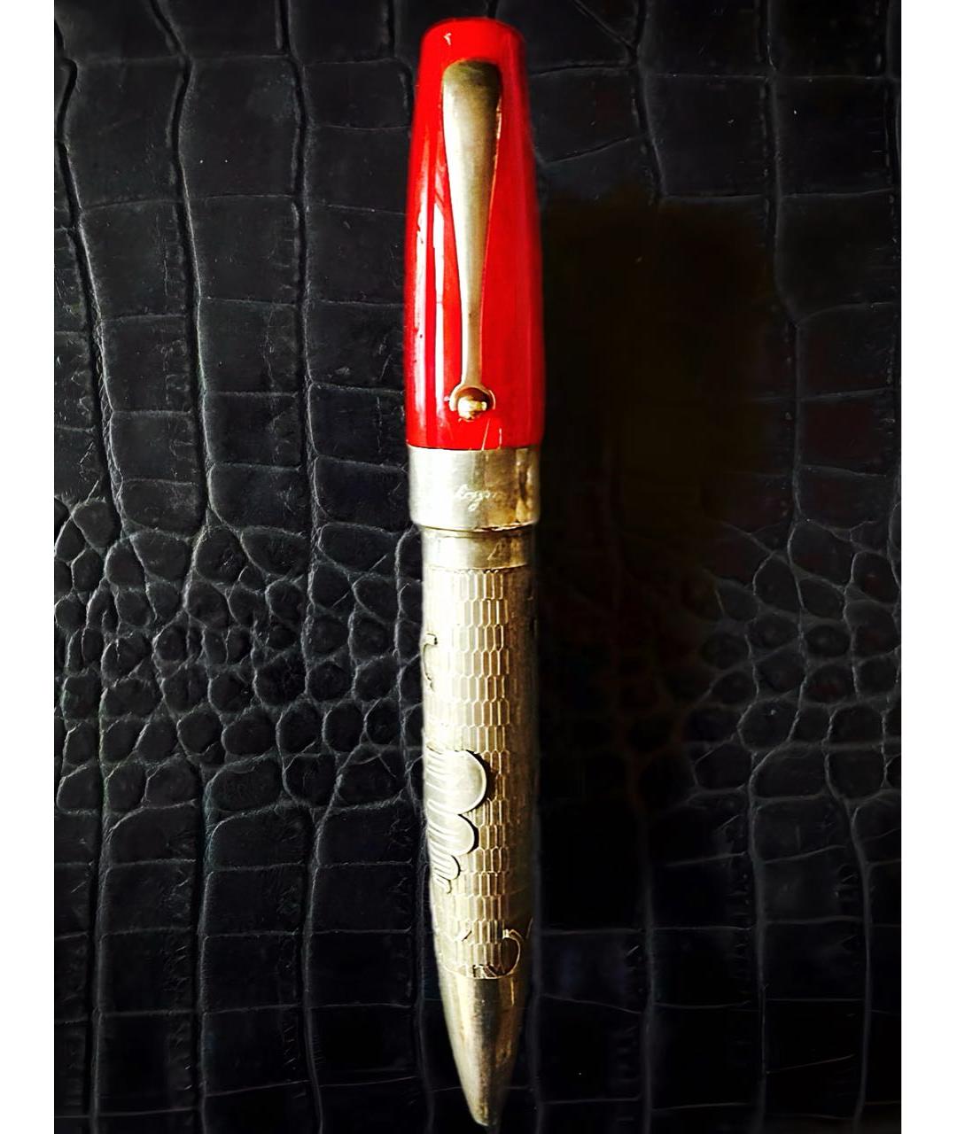 MONTEGRAPPA Серебряная металлическая шариковая ручка, фото 3