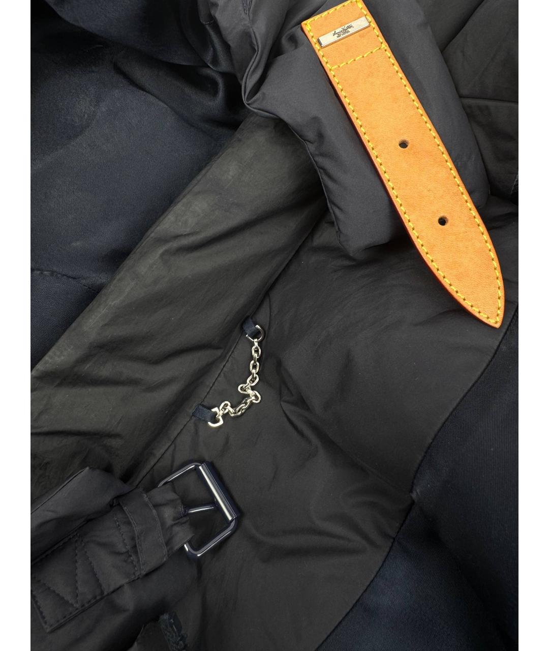 LOUIS VUITTON Темно-синяя полиэстеровая куртка, фото 3