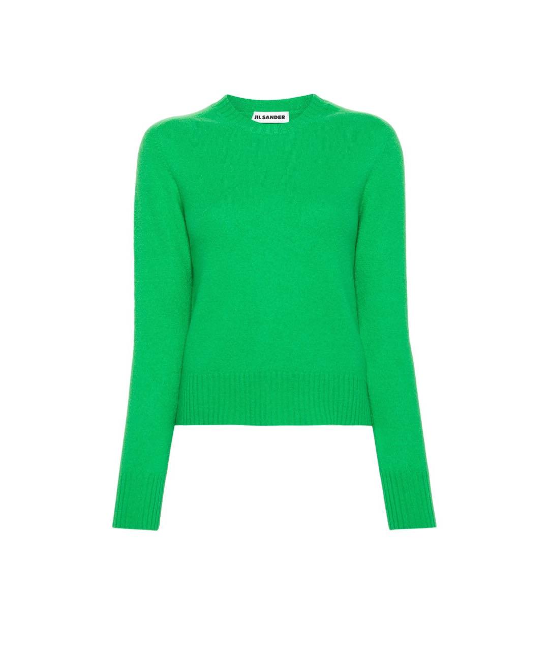 JIL SANDER Зеленый шерстяной джемпер / свитер, фото 1