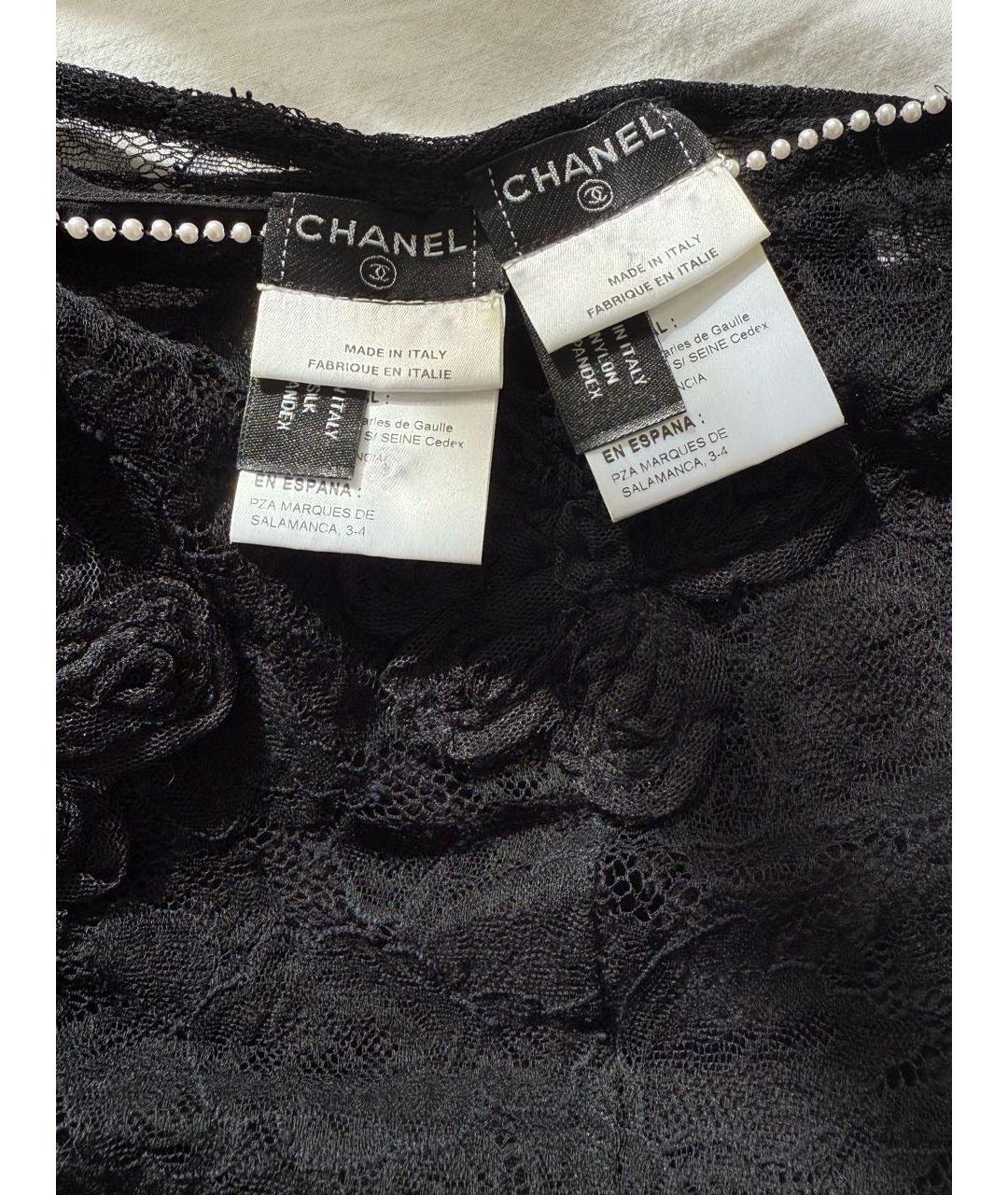 CHANEL Черная майка, фото 5