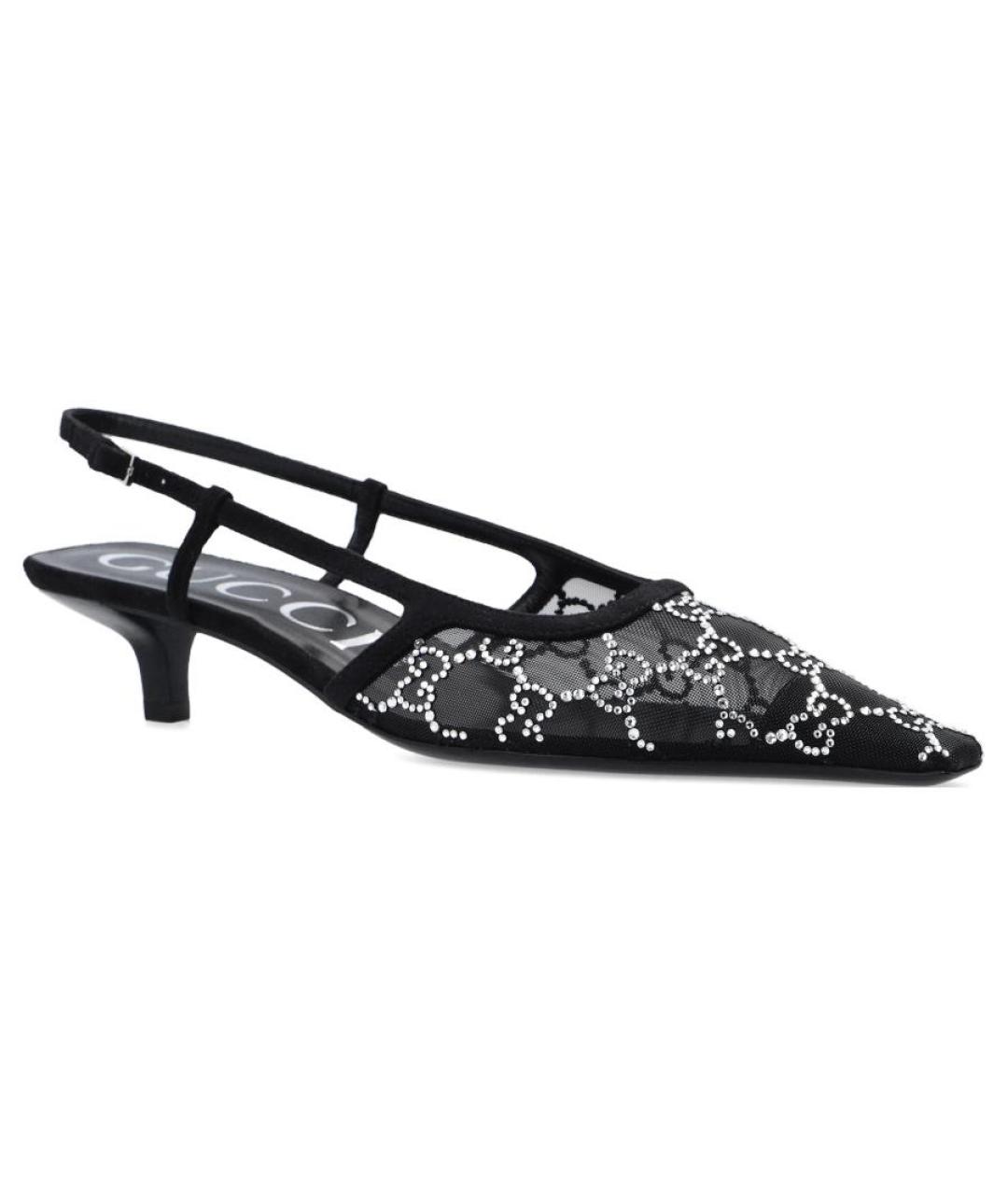 GUCCI Лодочки на низком каблуке, фото 4