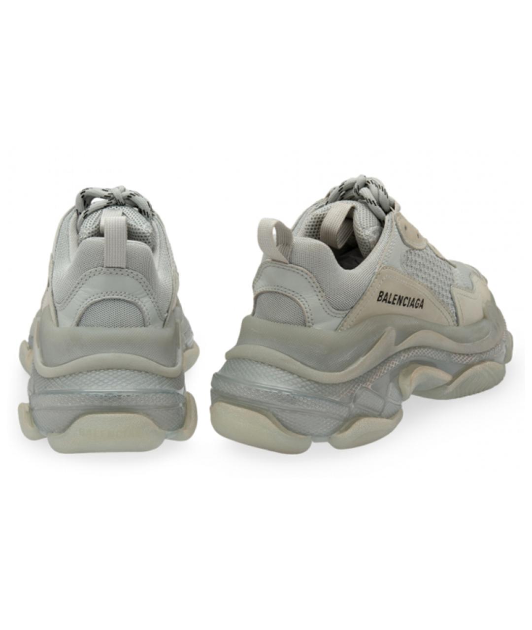 BALENCIAGA Серые кроссовки, фото 4