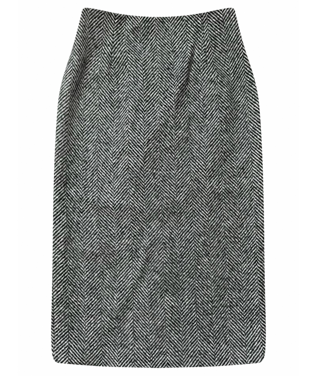 RED VALENTINO Серая шерстяная юбка миди, фото 1