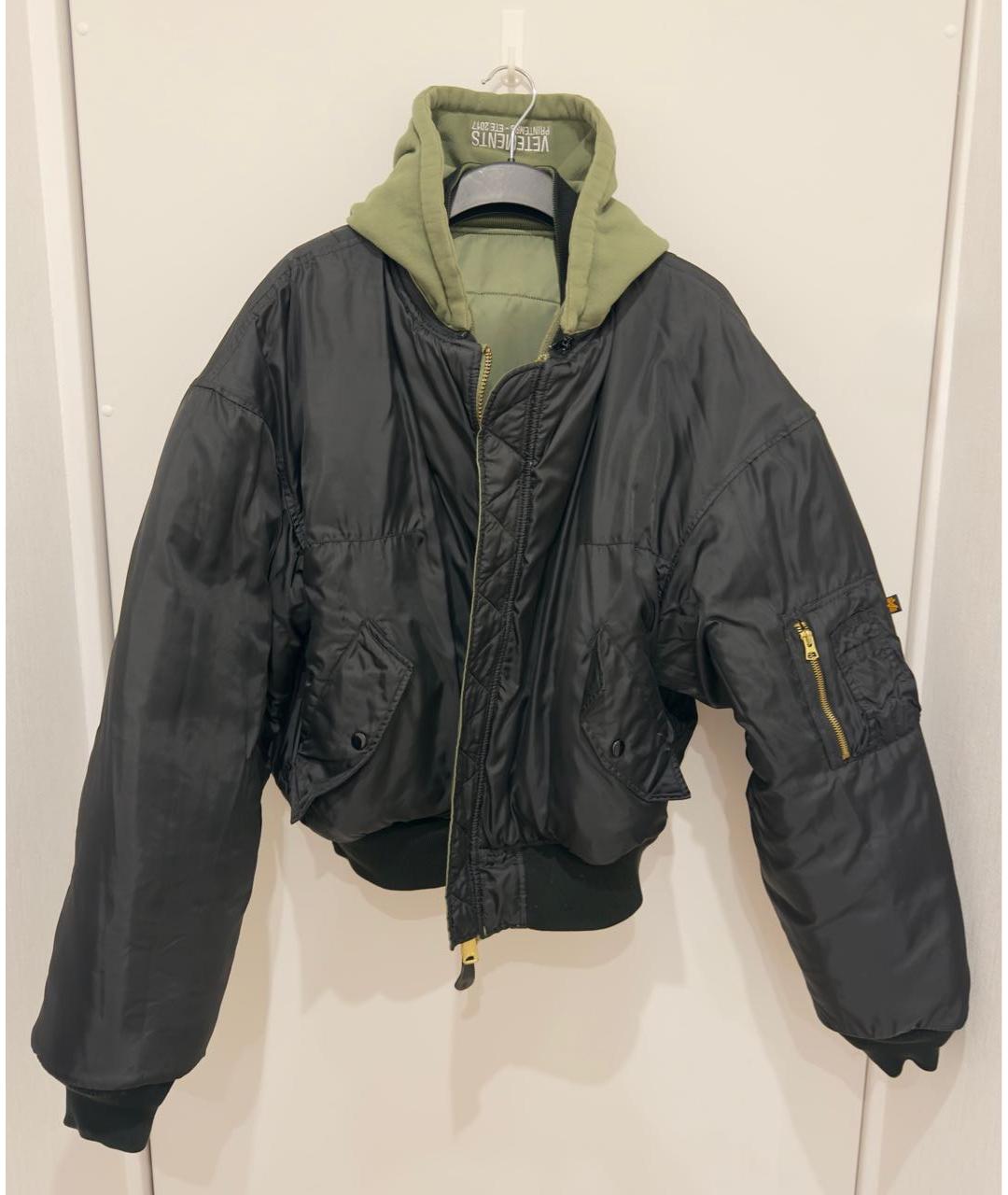 VETEMENTS Зеленая полиуретановая куртка, фото 5