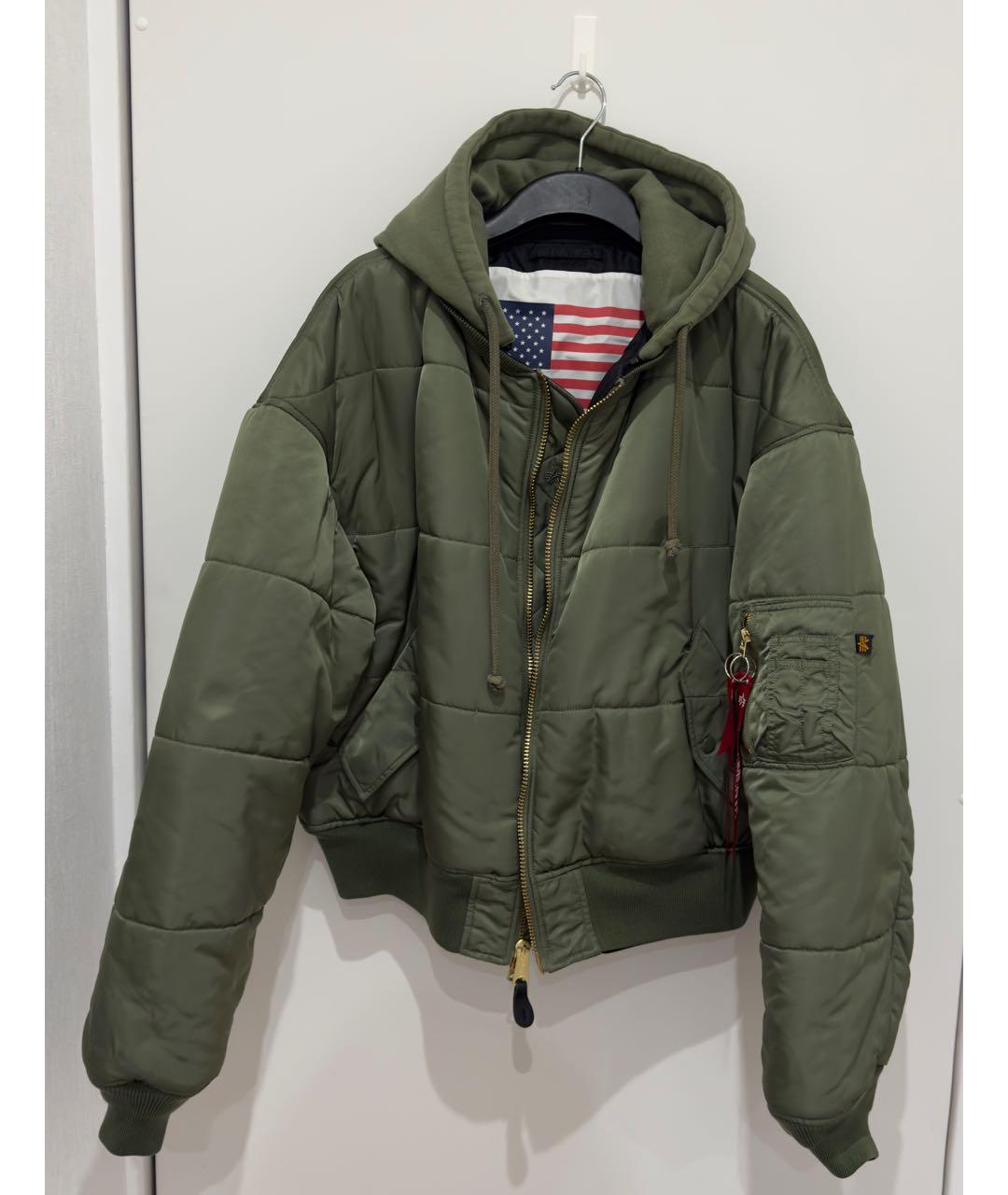 VETEMENTS Зеленая полиэстеровая куртка, фото 2