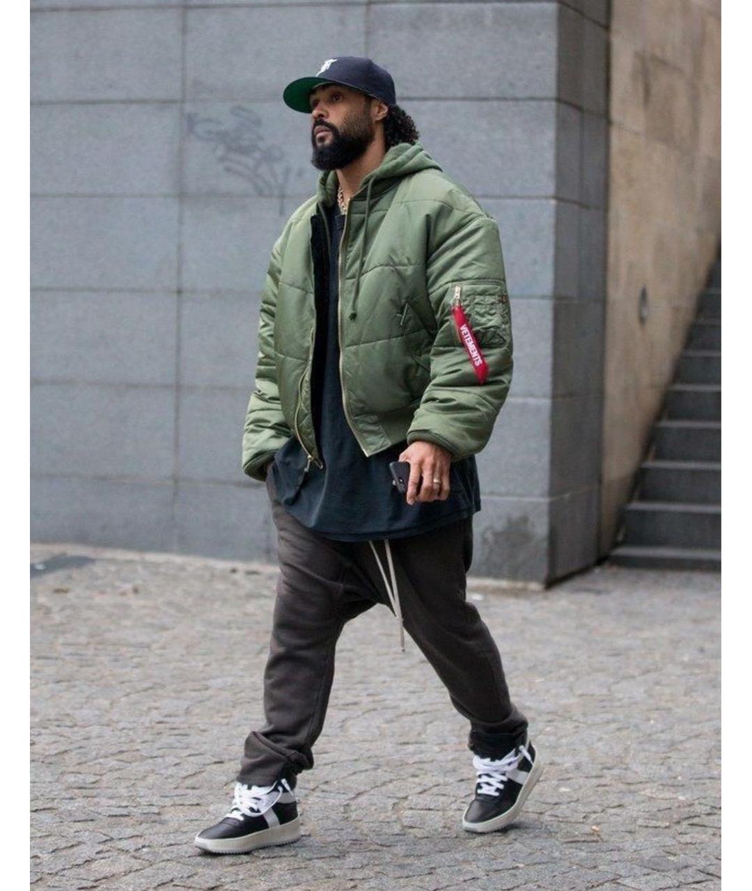 VETEMENTS Зеленая полиэстеровая куртка, фото 7