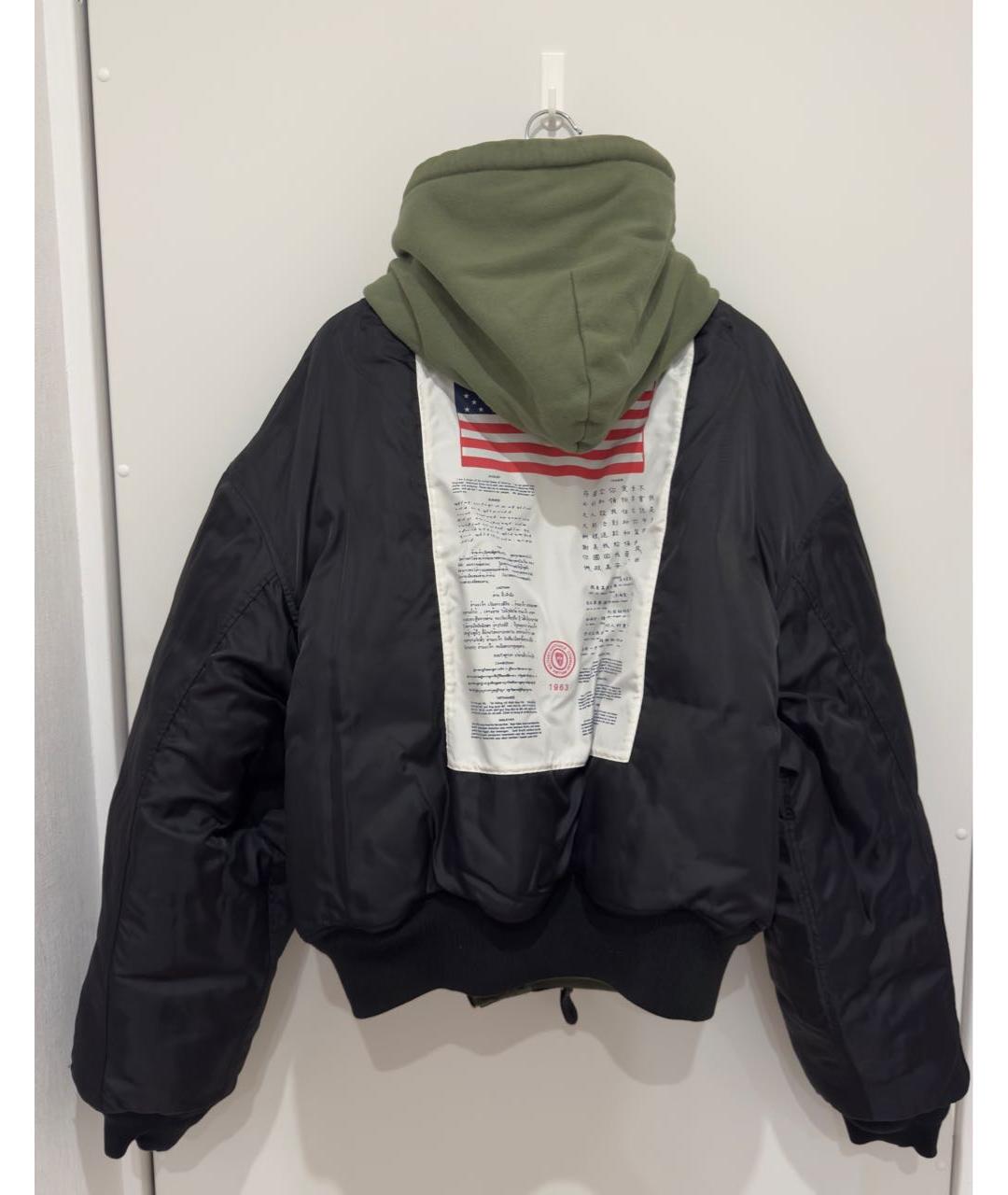 VETEMENTS Зеленая полиэстеровая куртка, фото 6