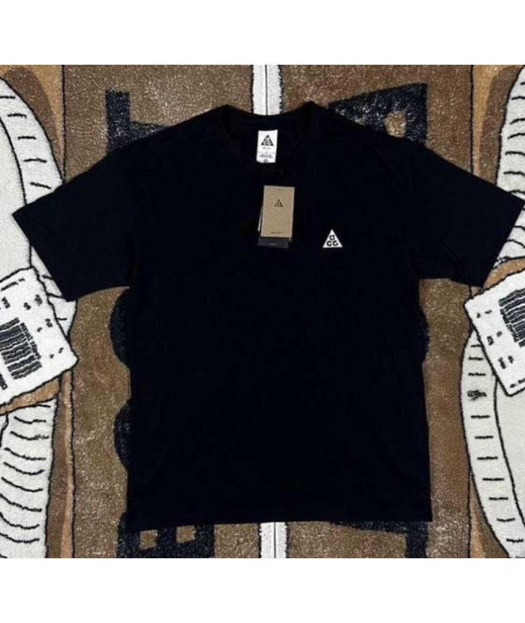 NIKE ACG Черная хлопковая футболка, фото 2