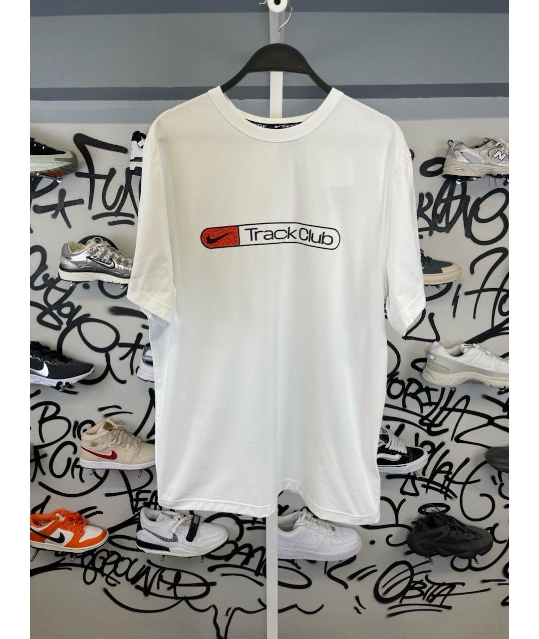 NIKE Белая хлопковая футболка, фото 2