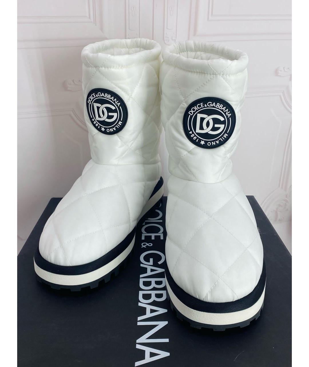 DOLCE&GABBANA Белые сапоги, фото 3