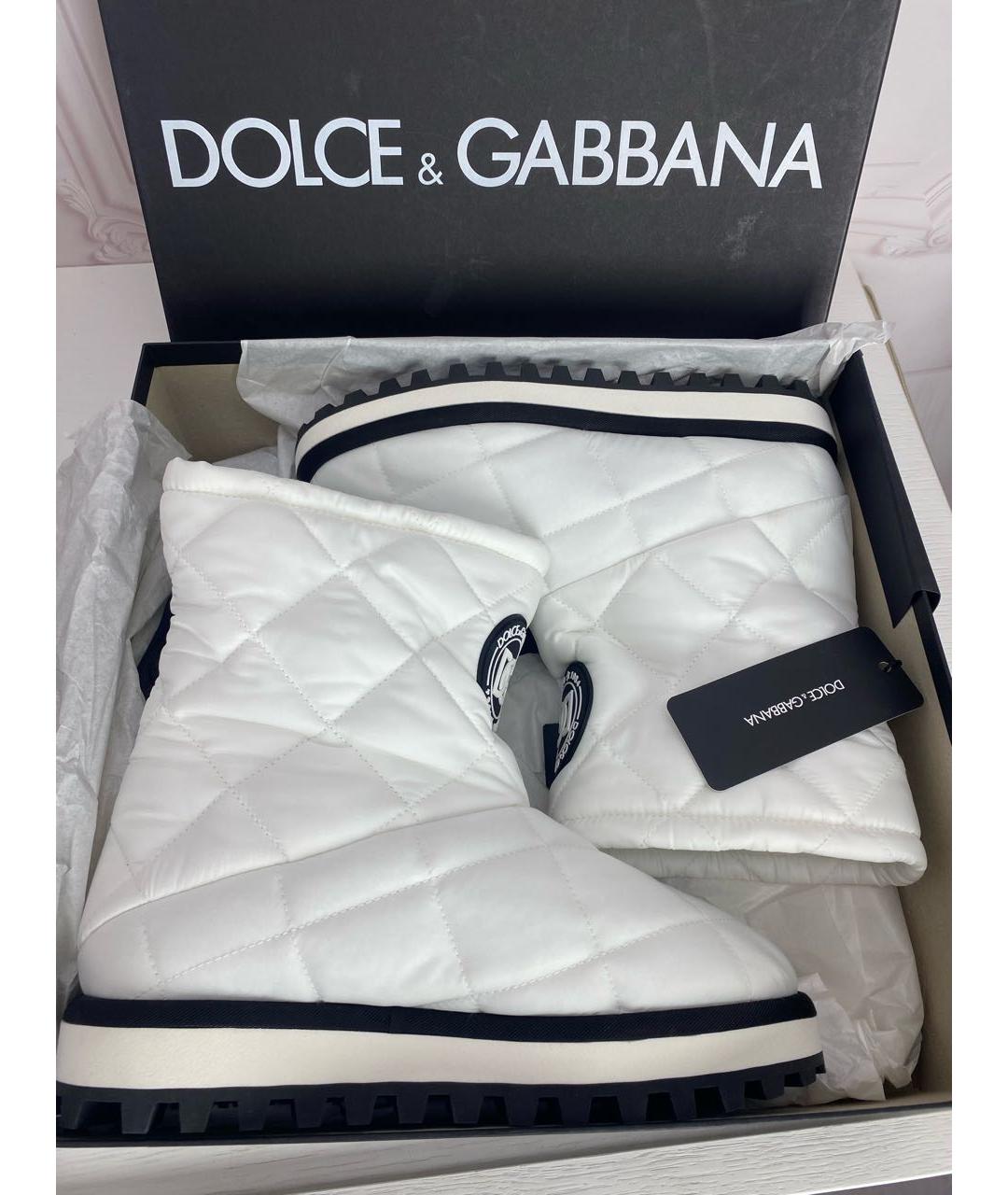 DOLCE&GABBANA Белые сапоги, фото 8