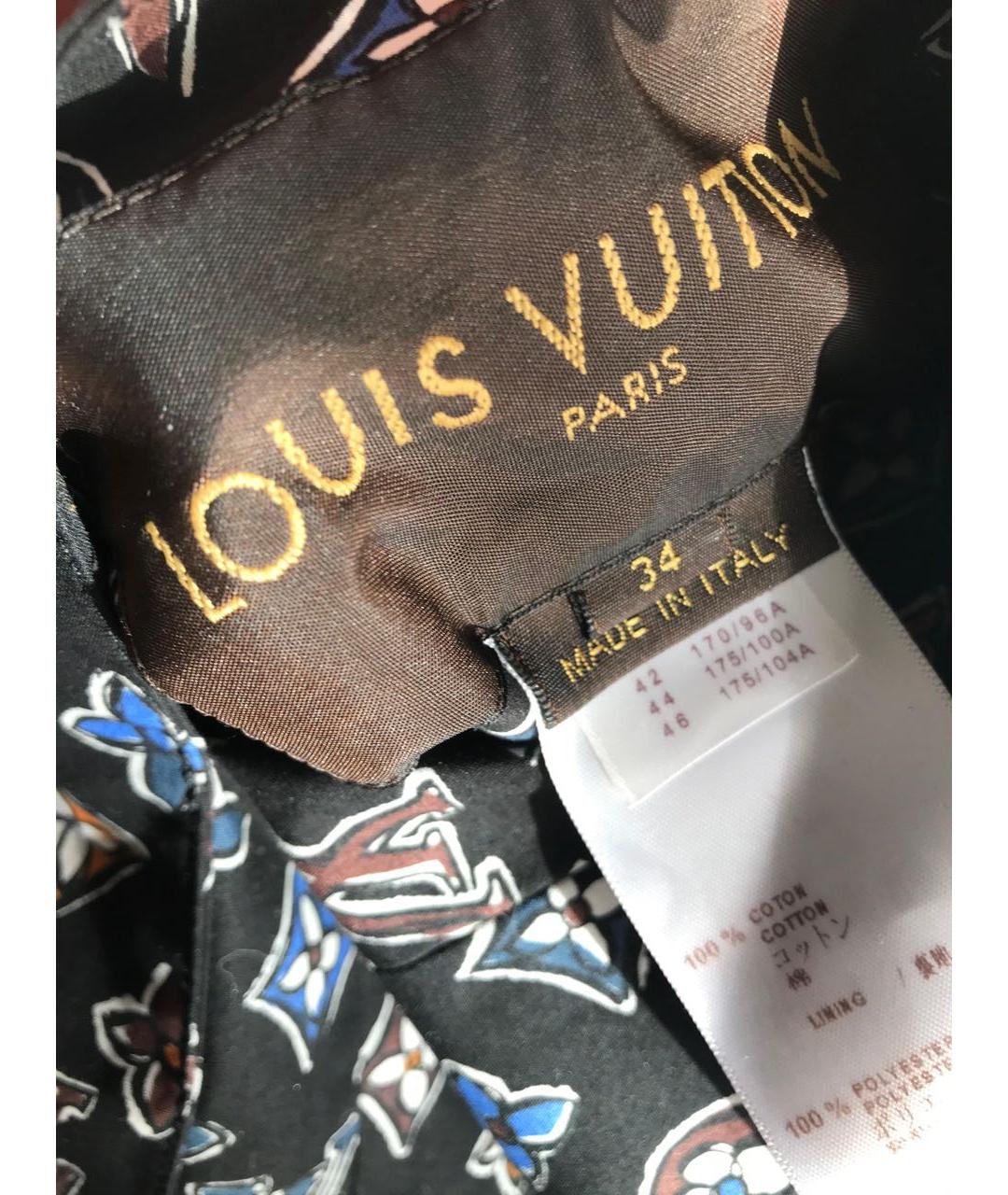 LOUIS VUITTON Черная хлопковая парка, фото 6