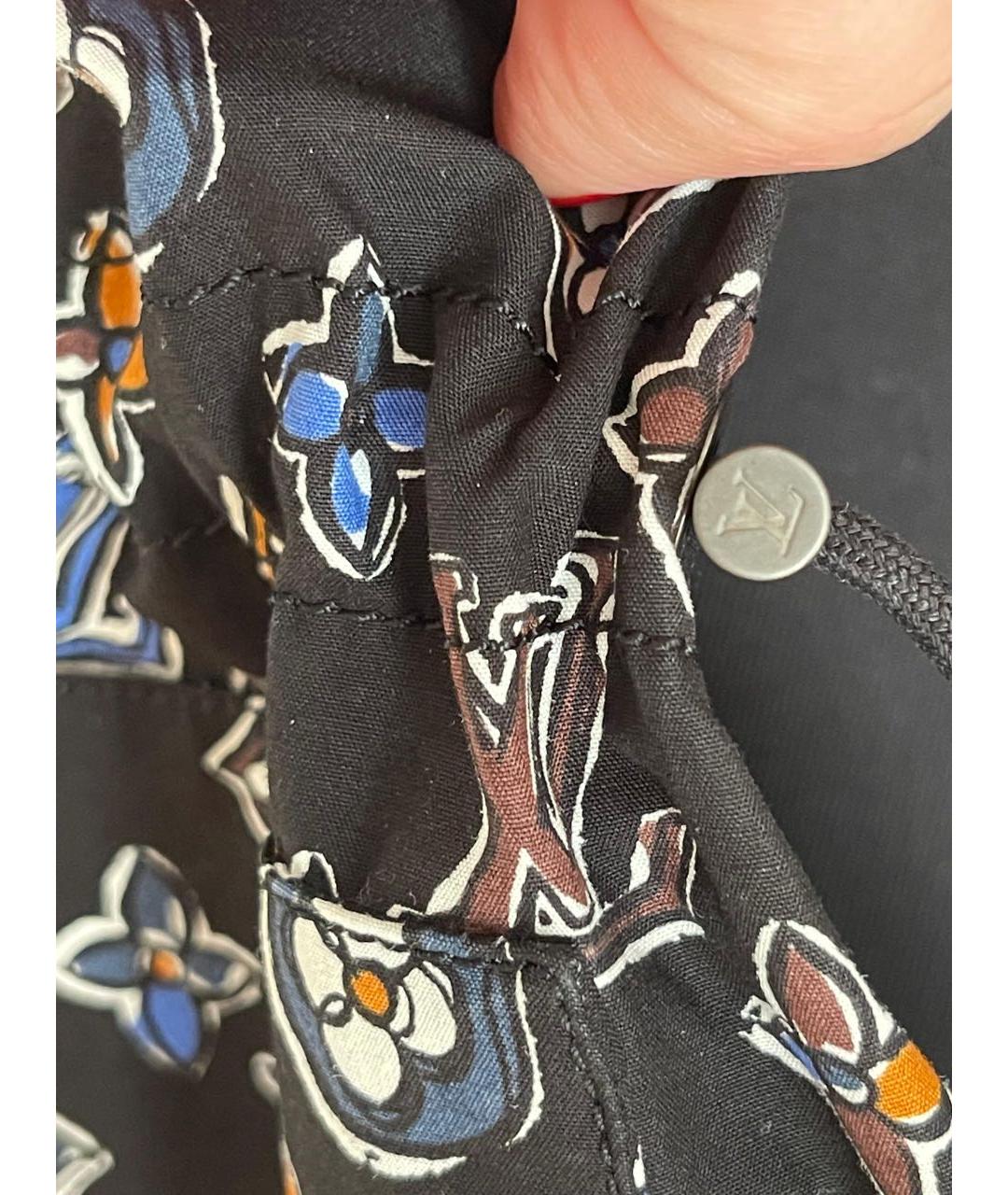LOUIS VUITTON Черная хлопковая парка, фото 4