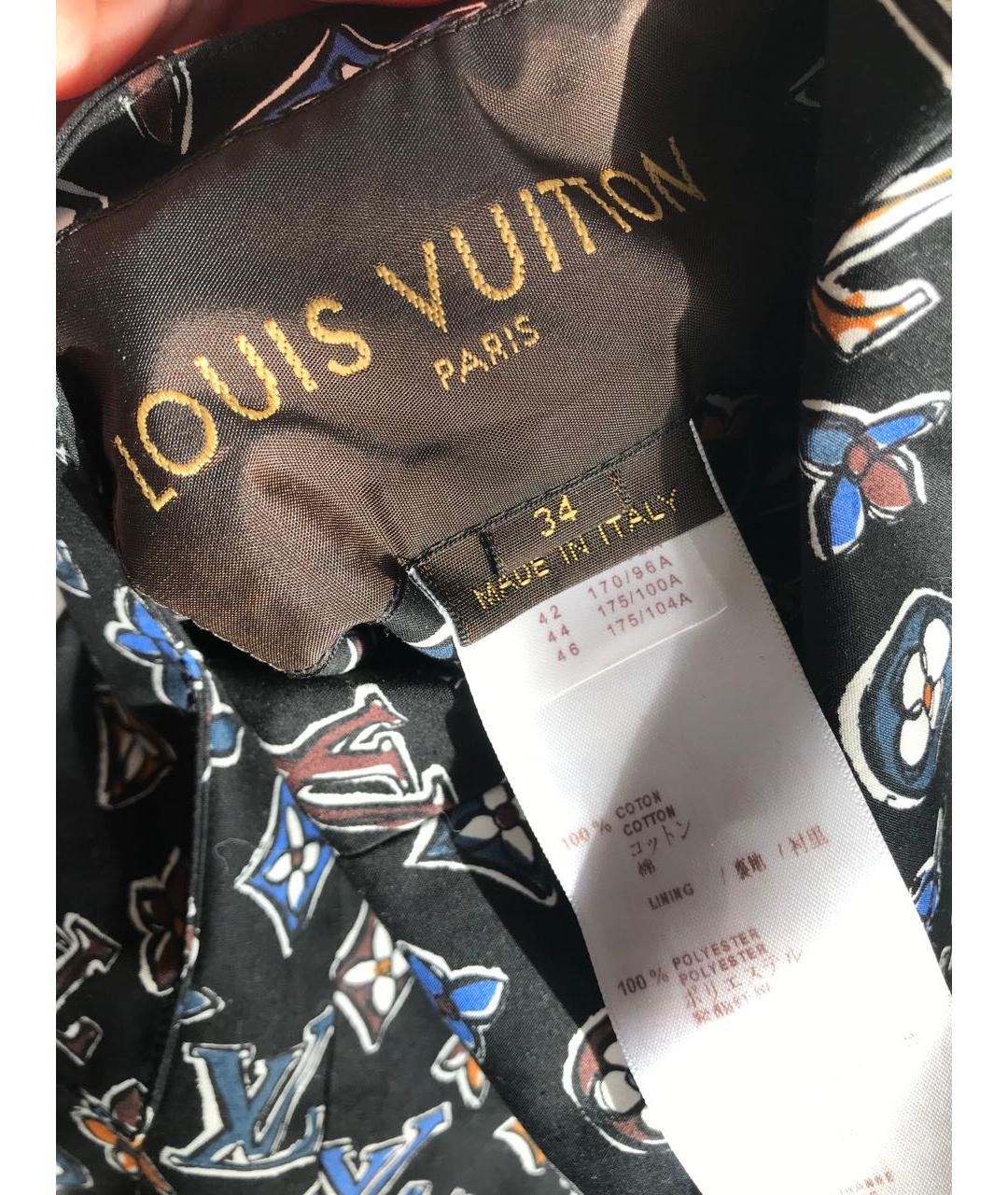 LOUIS VUITTON Черная хлопковая парка, фото 3