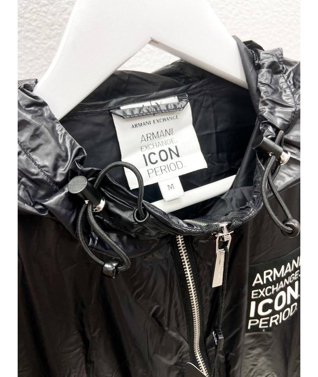 ARMANI EXCHANGE Черная спортивная куртка, фото 3