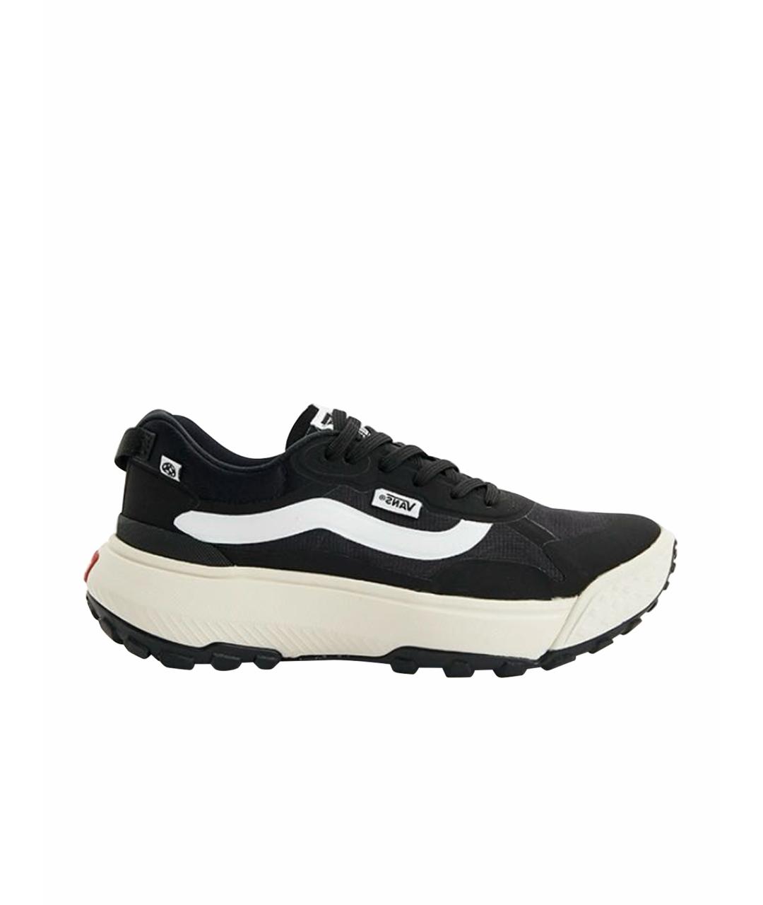 VANS Черные текстильные низкие кроссовки / кеды, фото 1