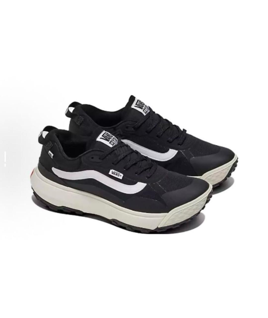 VANS Черные текстильные низкие кроссовки / кеды, фото 3