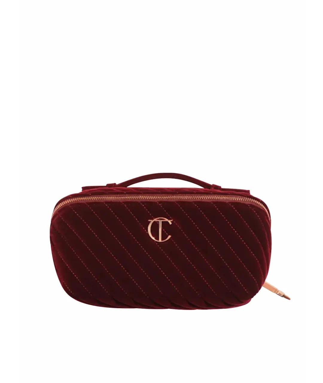 CHARLOTTE TILBURY Бордовая косметичка, фото 1