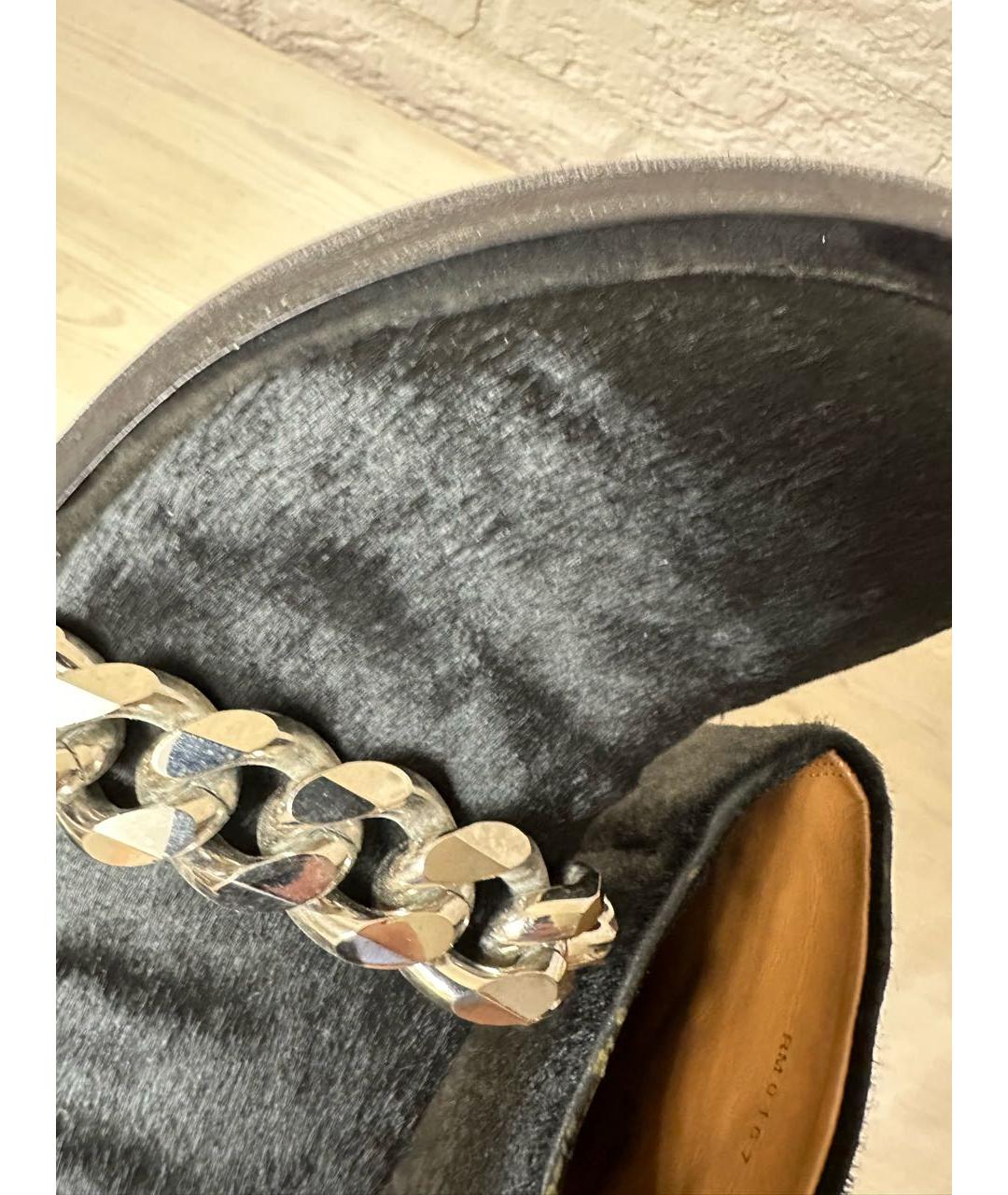 GIVENCHY Черные ботинки из экзотической кожи, фото 7